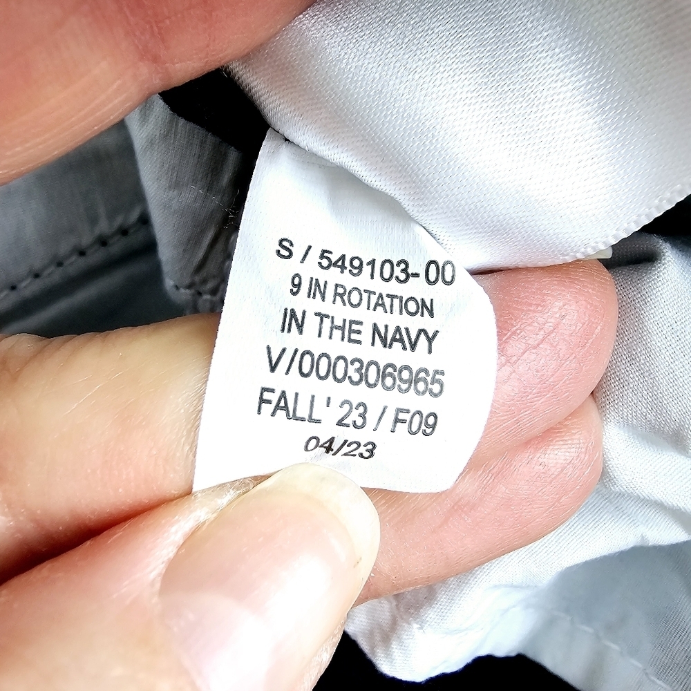 Old Navy #549103 Slim Built-in Flex Rotation Navy Blue Chino Shorts NWT - Picture 10 of 11